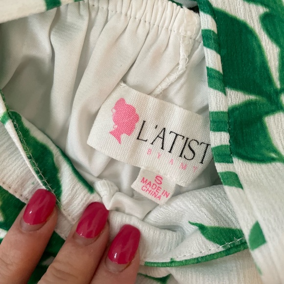 Open back tie front dress - Picture 3 of 7